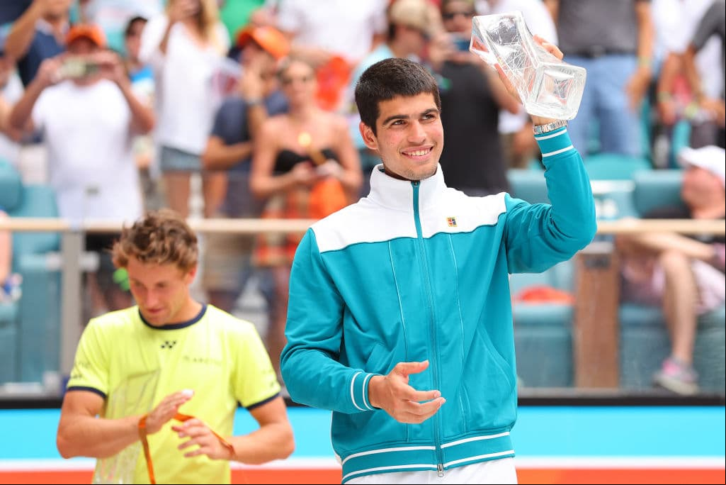 Carlos Alcaraz, el más joven campeón del Masters 1000 de Miami