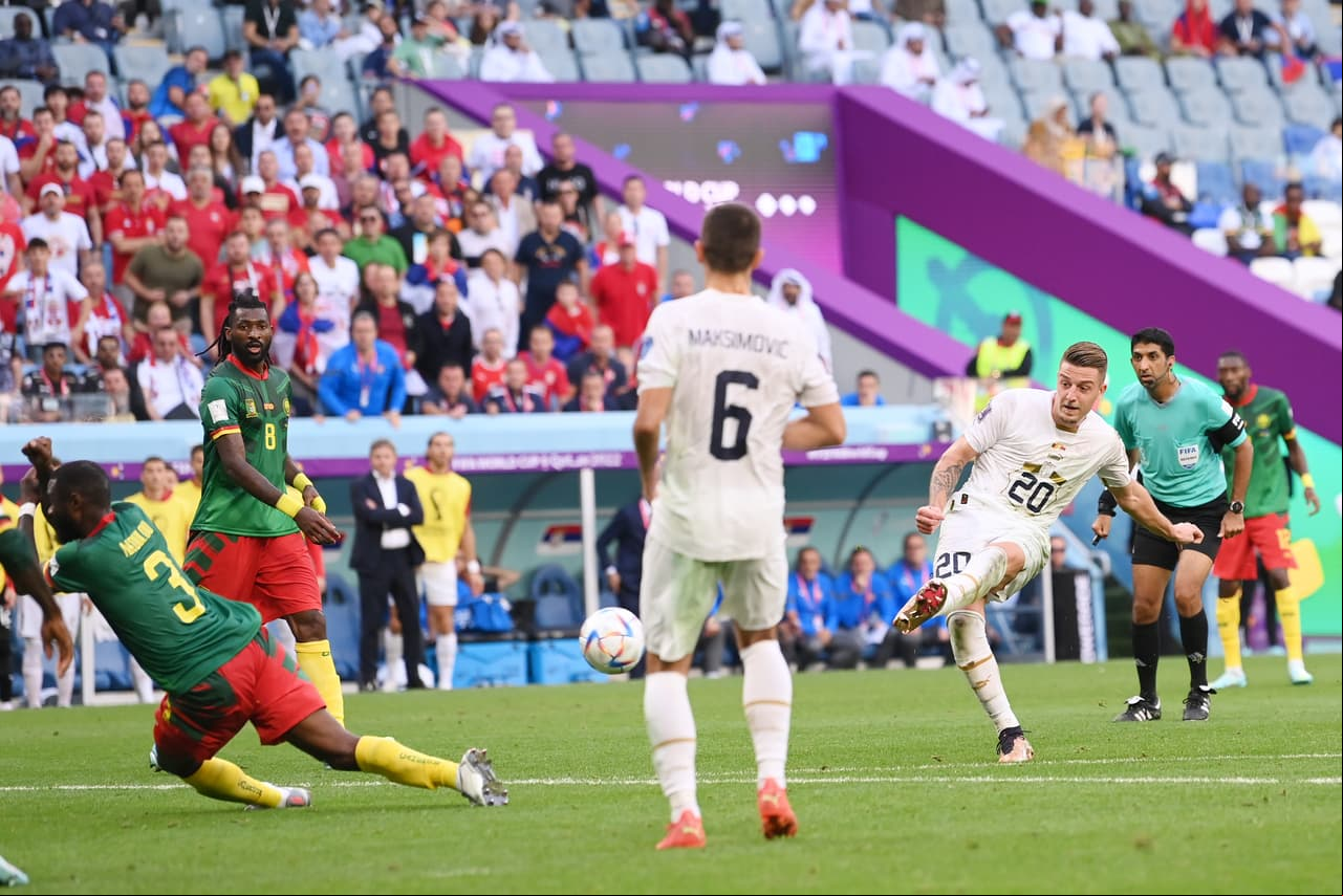Camerún se negó a registrar su segunda derrota y empató con Serbia en un partido plagado de goles en el cierre de la segunda jornada del Mundial Qatar 2022.