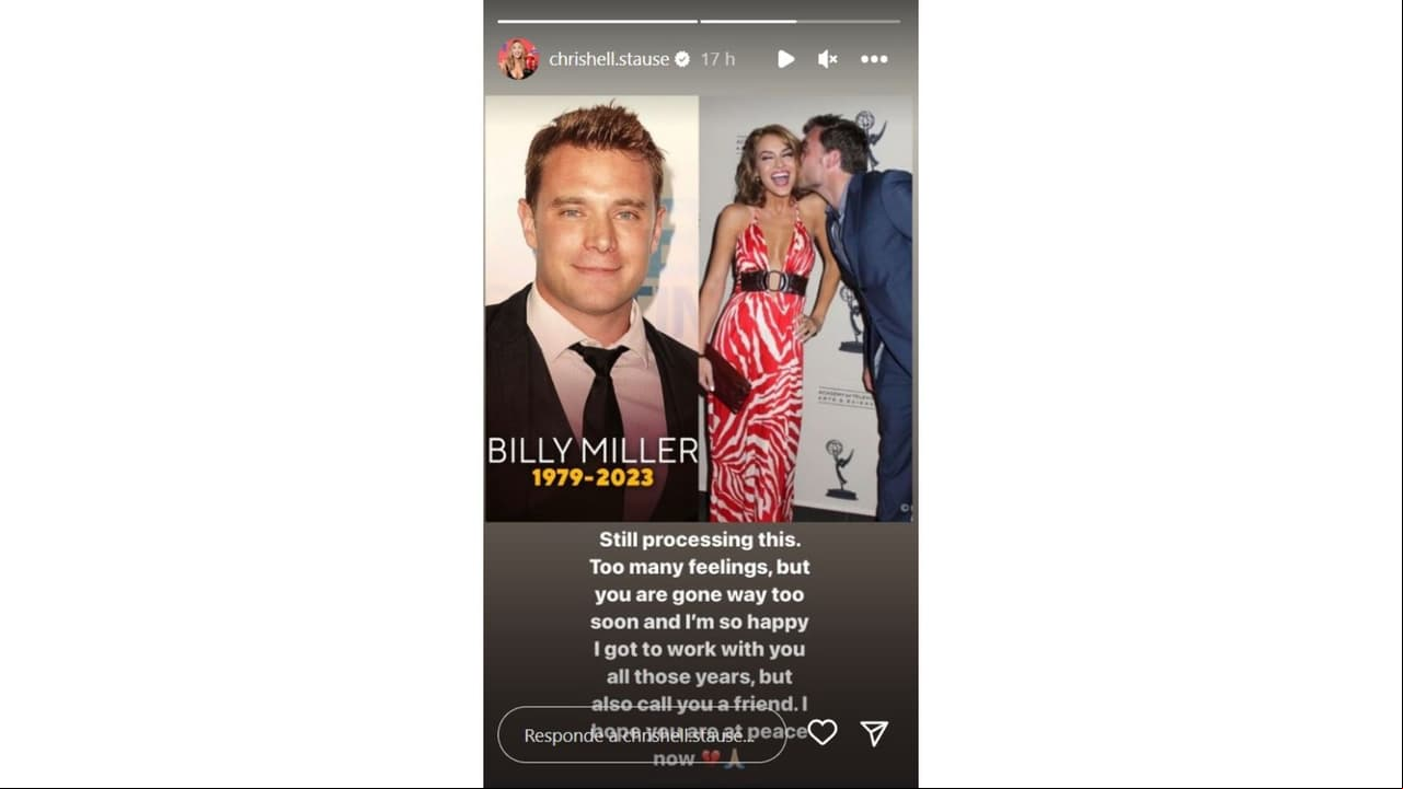 Chrishell Stause externó su dolor por el fallecimiento de Billy Miller.