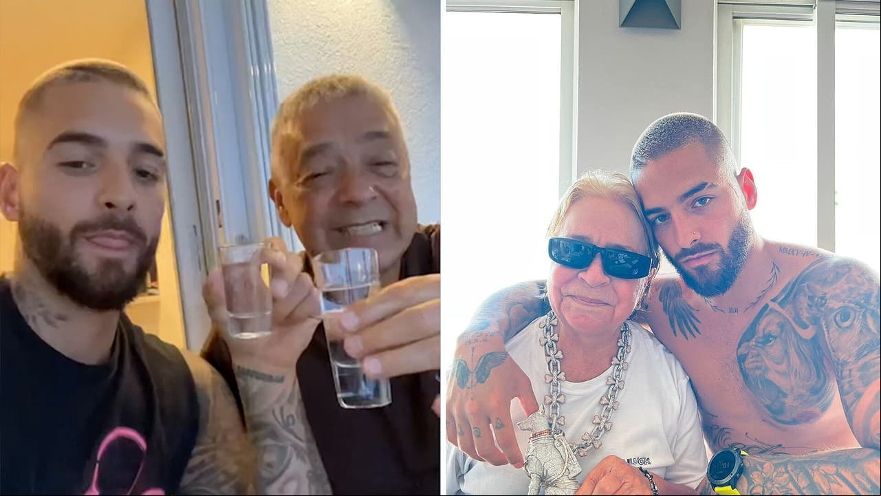 Maluma conmueve al presentar a su abuelito y aseguran es su ‘clon’
