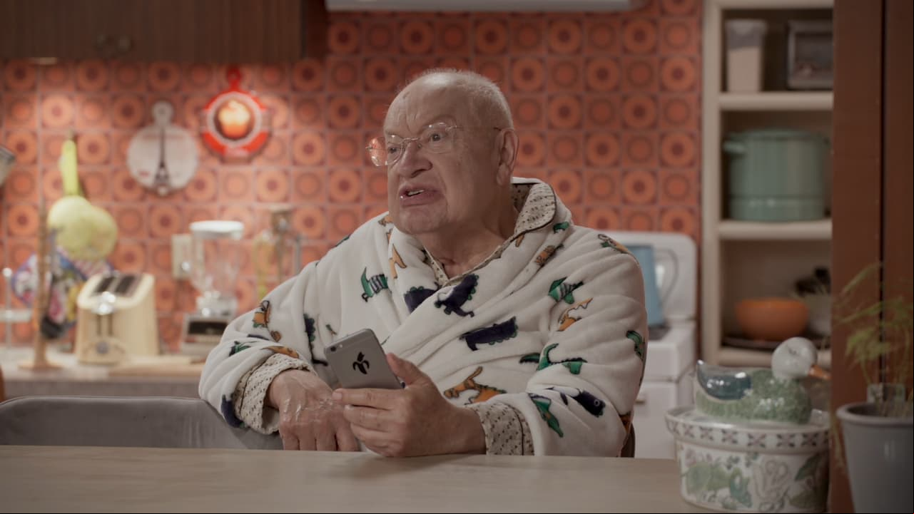 El abuelo se convierte en tiktoker.