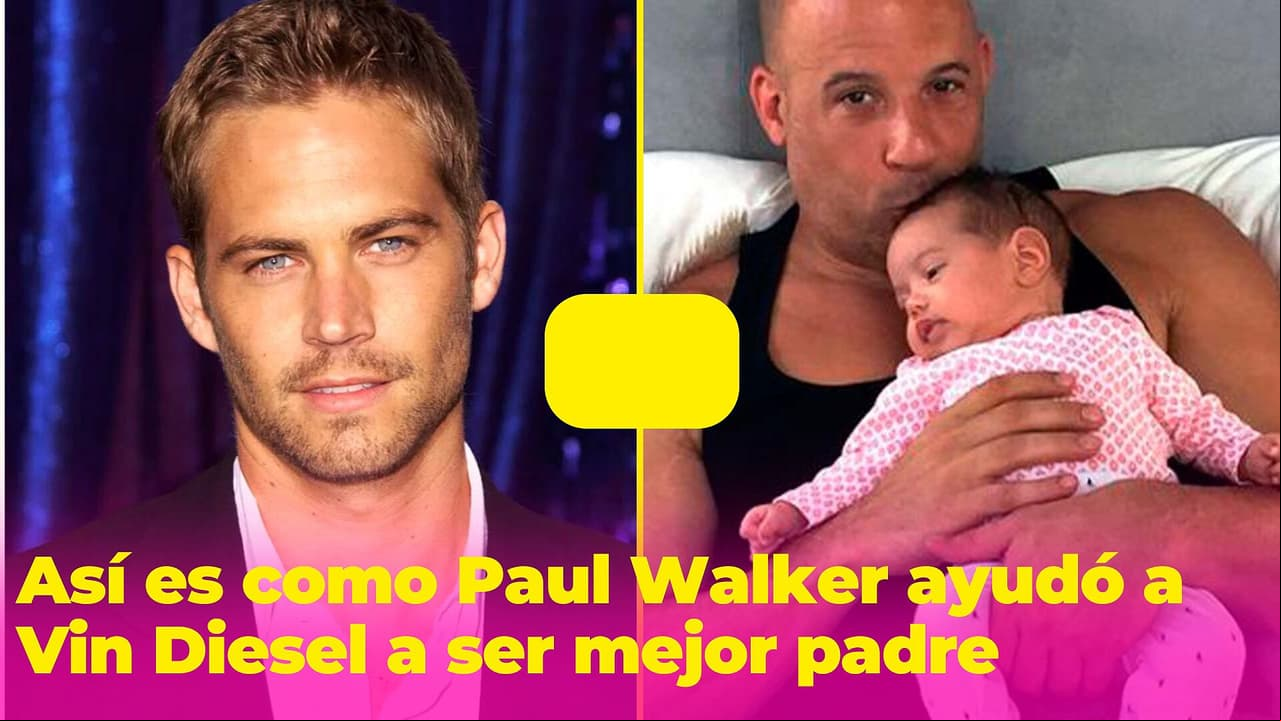 Los hijos de Vin Diesel brillan en Hollywood y todo gracias a Paul Walker: así le ayudó a ser padre