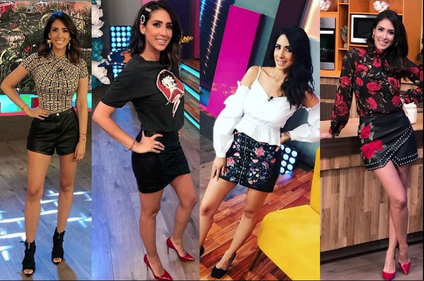 Combinaciones con shorts y faldas de piel. Por si quieres lucir casual puedes combinarla con una playera, más chic sería con una bonita blusa.