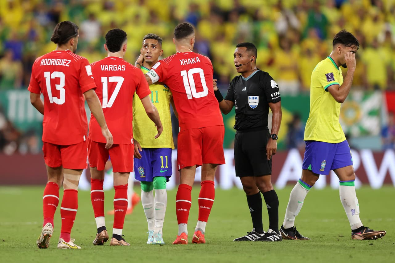 Brasil sufre pero consigue la clasificación a octavos de final al vencer por la mínima a Suiza en el Mundial Qatar 2022