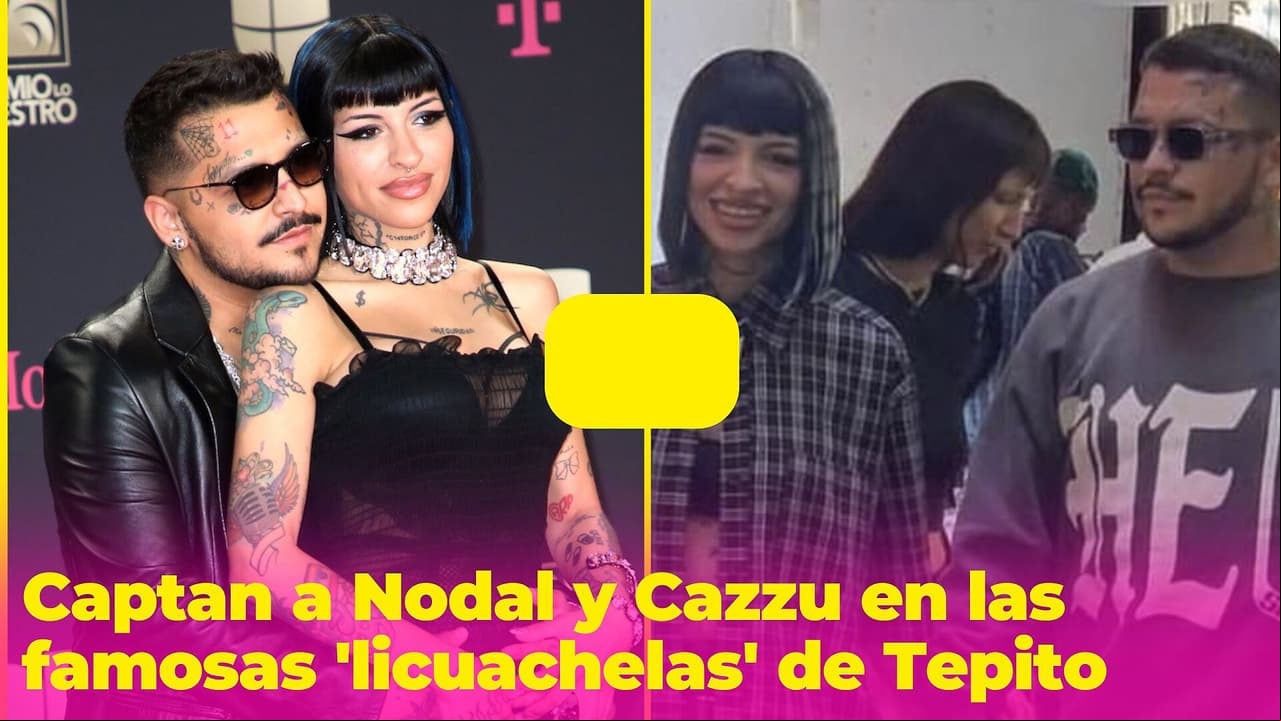 Captan a Nodal y Cazzu visitando las famosas 'licuachelas' en el barrio de Tepito