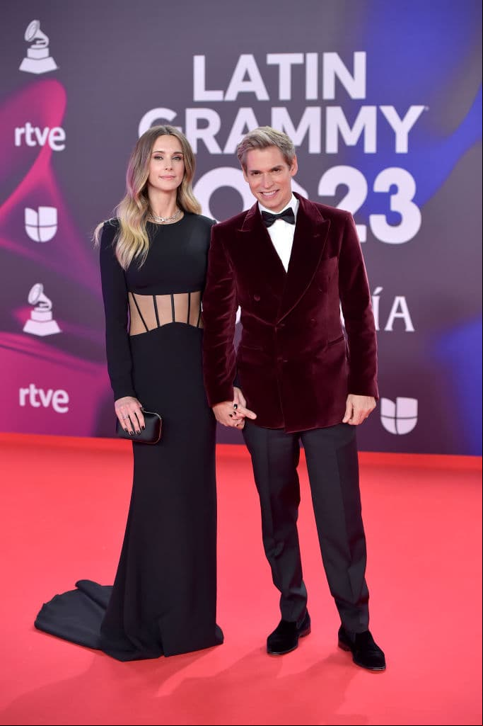 Astrid Klisans y el cantante Carlos Baute