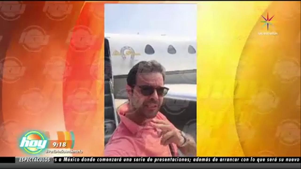 Pablo Montero asegura que canceló llamado por fallas en avión