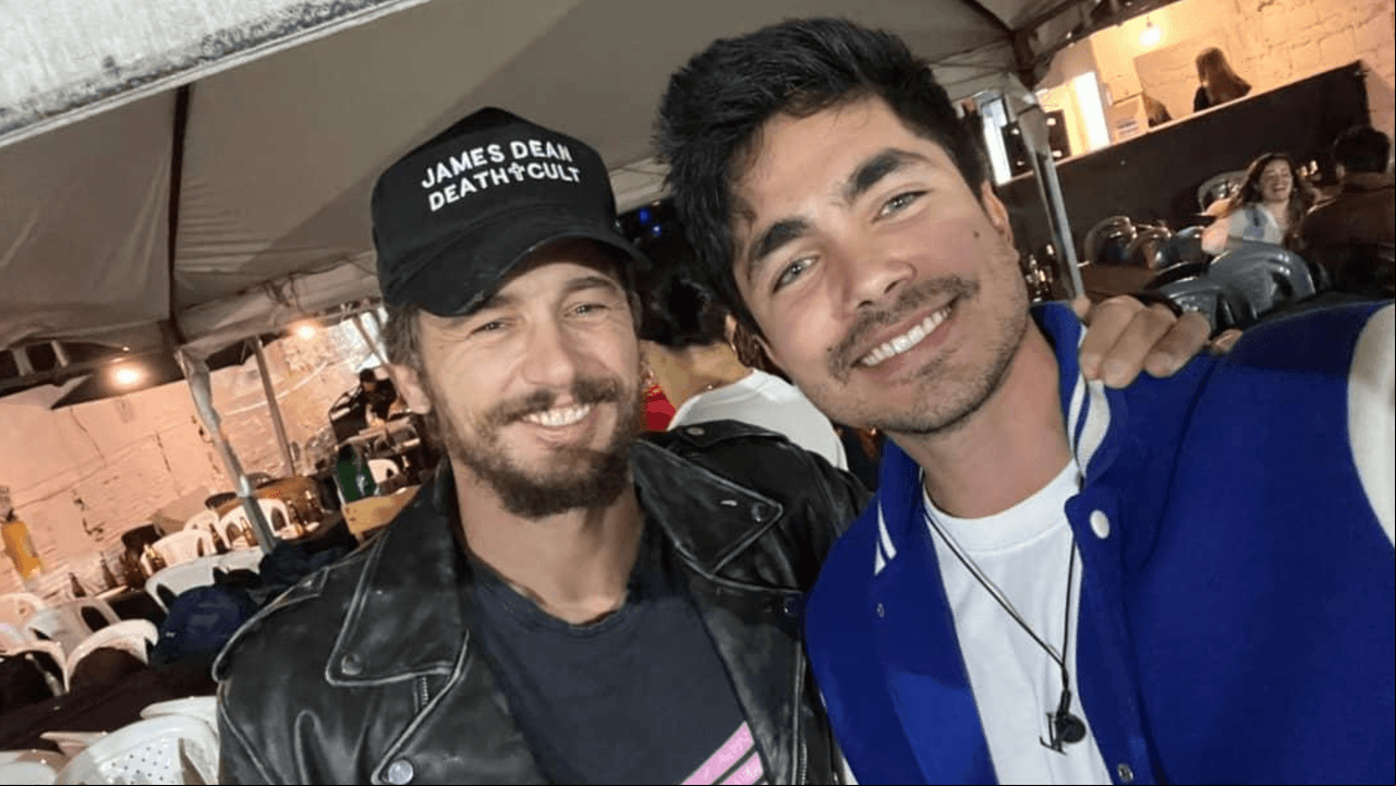 Sian Chiong y James Franco