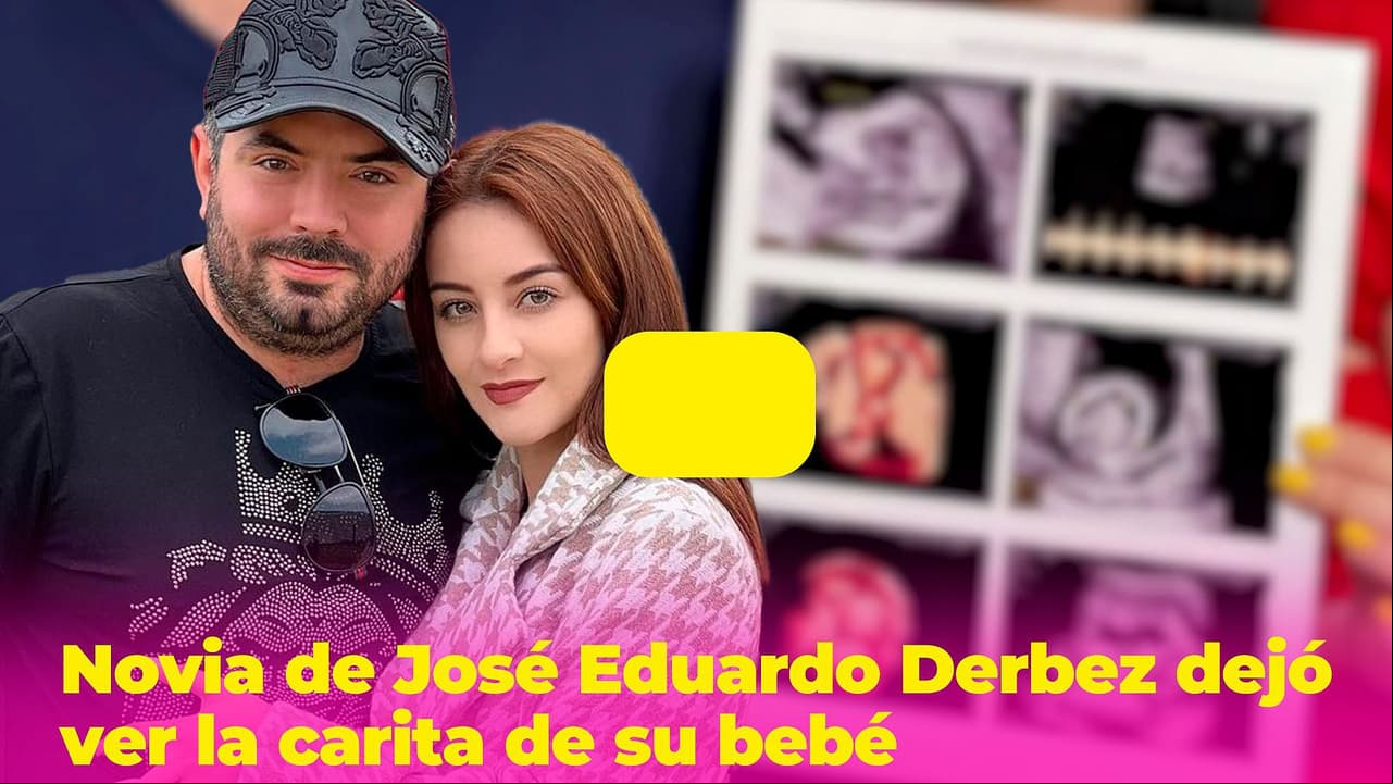 Novia de José Eduardo Derbez deja ver la carita de su bebé y asegura que ya se parece al papá