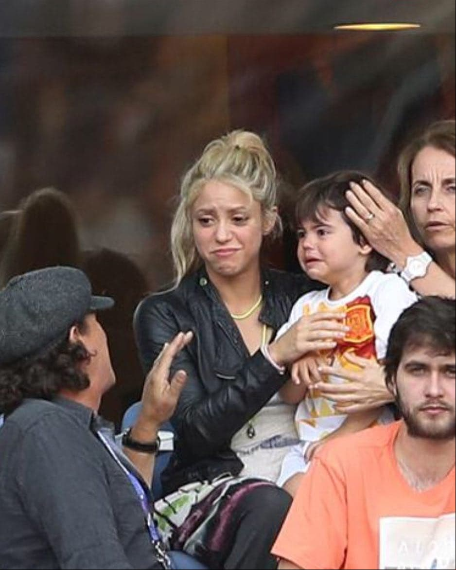 Constantemente, la colombiana sube fotos de sus retoños.