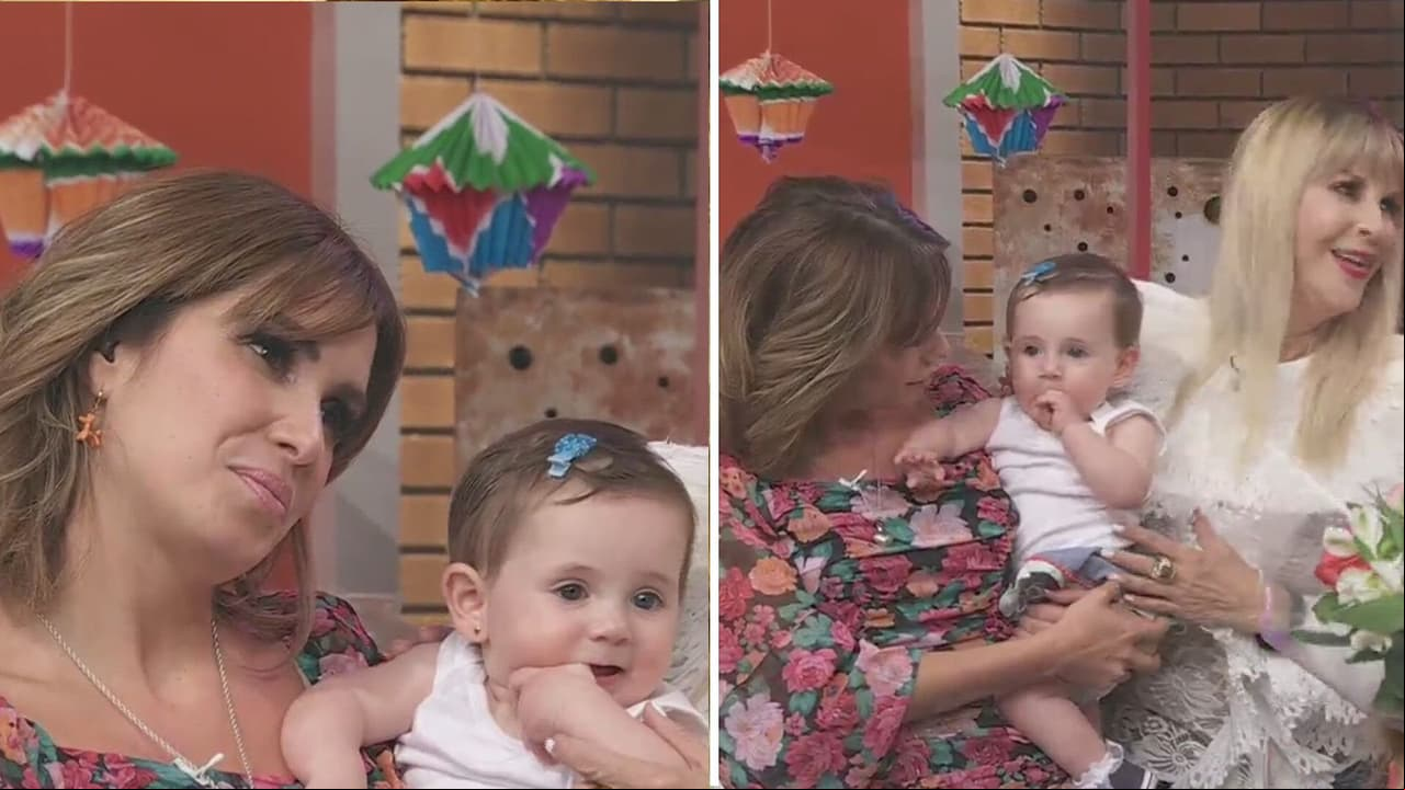 Andrea Escalona enternece al cargar a la nieta de Shanik Berman en Hoy
