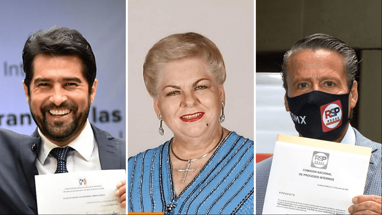 Aunque el mundo del espectáculo y la política podrían parecer dos sectores que no convergen entre sí, la cercanía que los artistas y los políticos pueden tener con la gente, es un punto que comparten. Por lo que, el salto que han decidido dar algunos famosos a la esfera política se ha convertido en una práctica normal en las últimas décadas. Precisamente, a continuación te presentamos una galería de los famosos que han decidido contender por un puesto político este 2021.