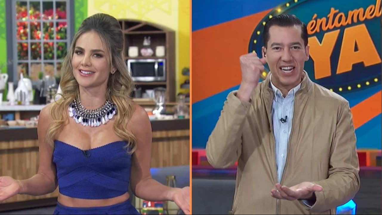 Ximena Córdoba le cambia el nombre a Angelique Boyer en los mejores BLOOPERS de ‘Cuéntamelo ya!’