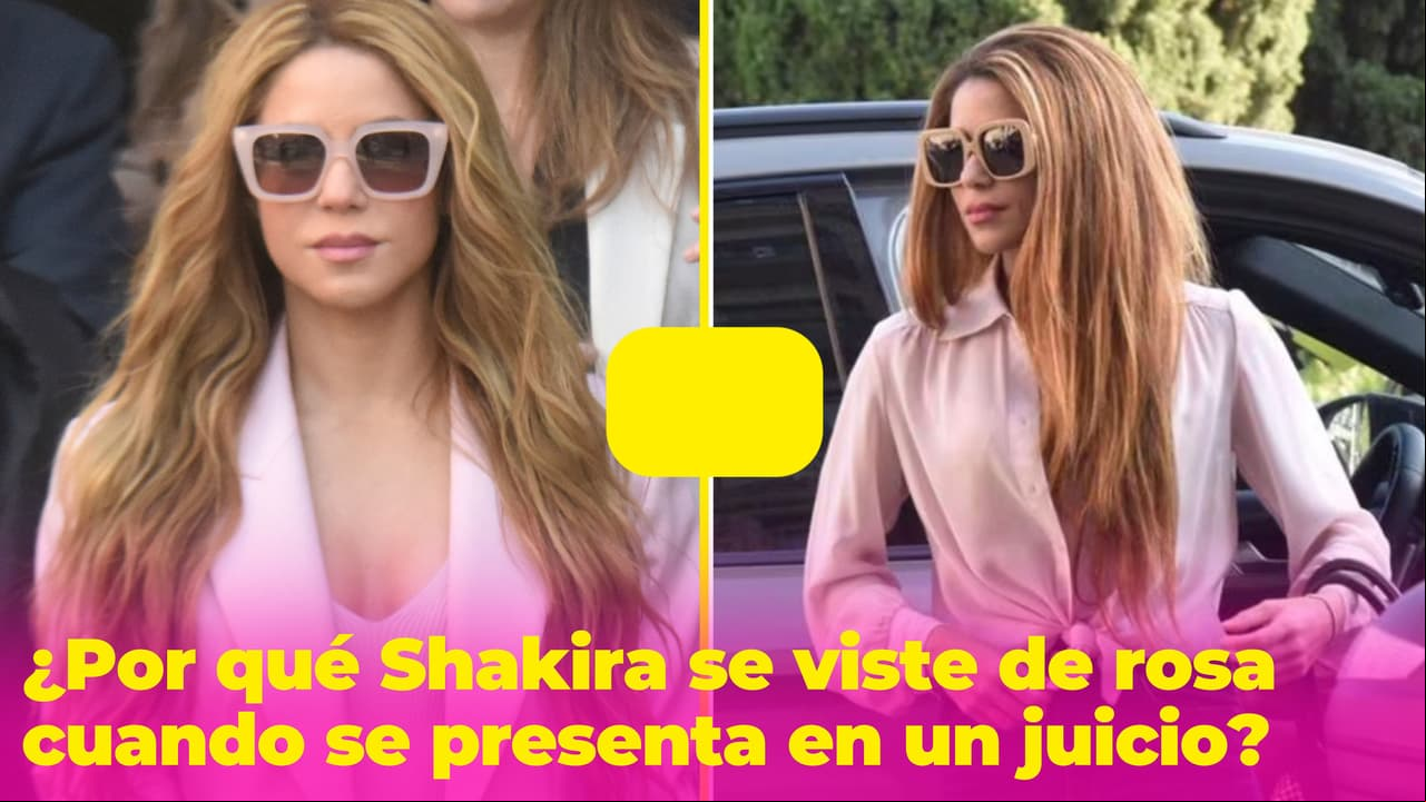 El outfit rosa de Shakira tenía un mensaje oculto: su look acaparó las miradas en su juicio en Barcelona