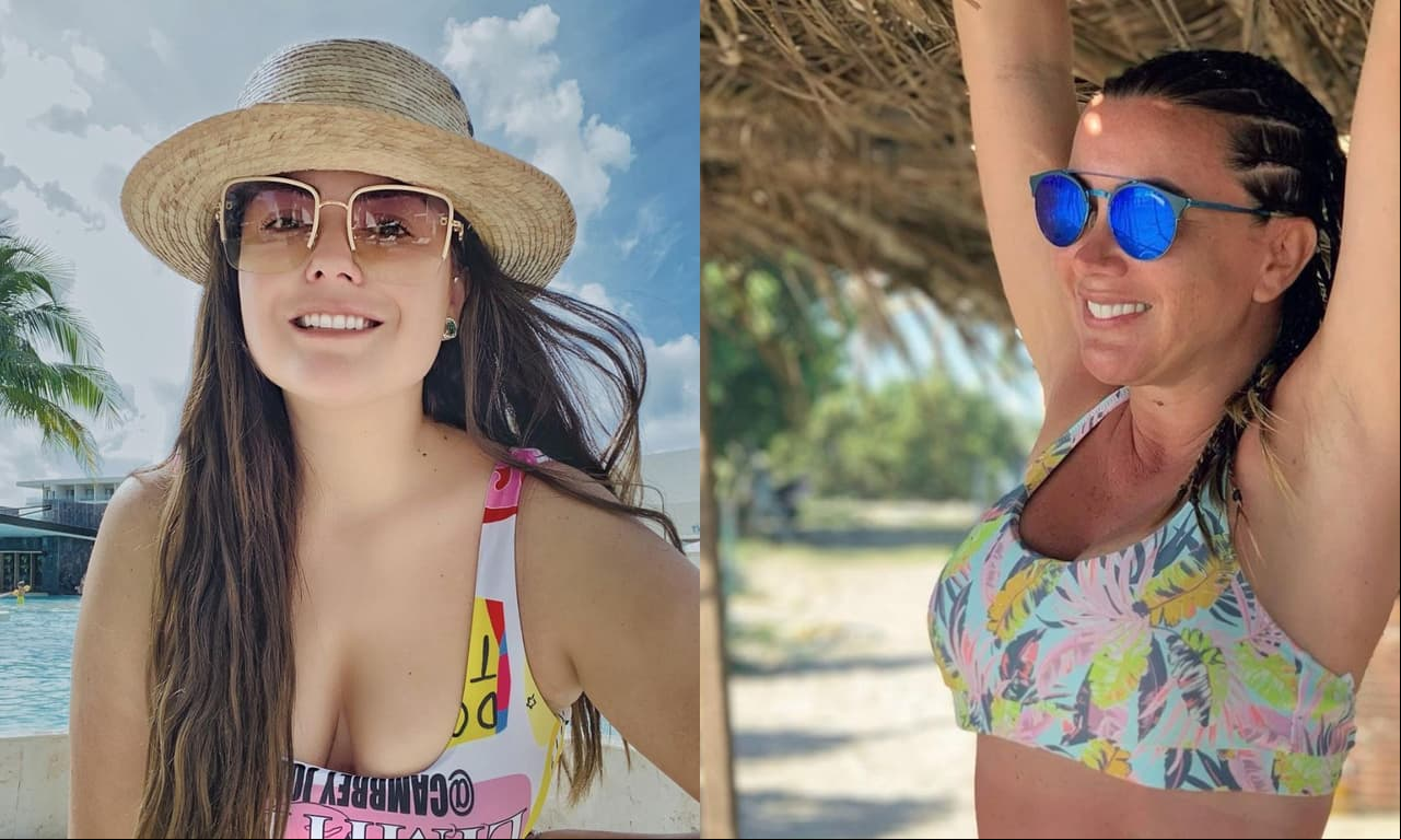 Mariana Echeverría y Mariazel, sus mejores looks para vacacionar