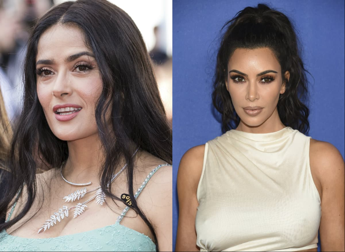 Salma Hayek agradece halagos de Kim Kardashian
