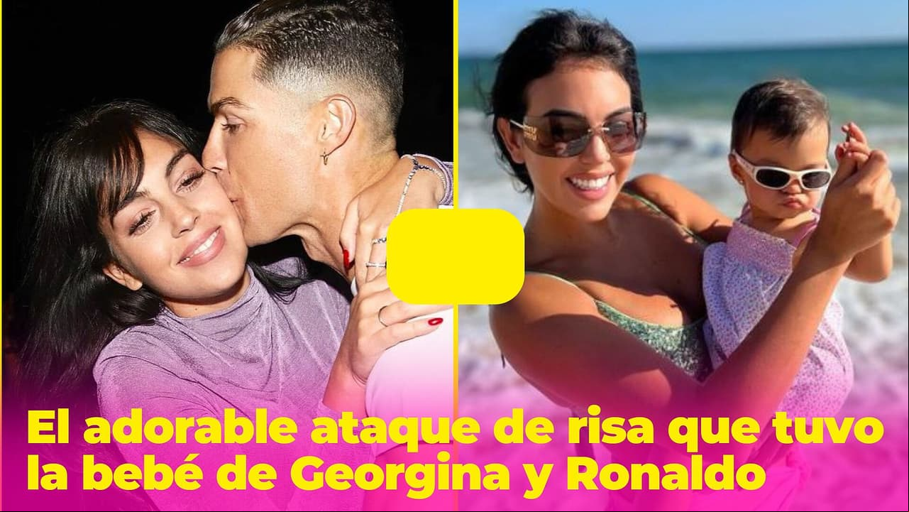 A la bebé de Georgina y Ronaldo le da un ataque de risa con su hermanito: los fans quedaron enamorados