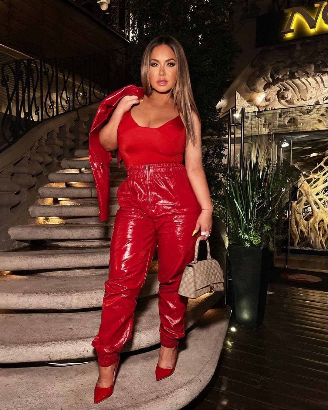 Chiquis Rivera y el impactante look en látex con el que triunfó