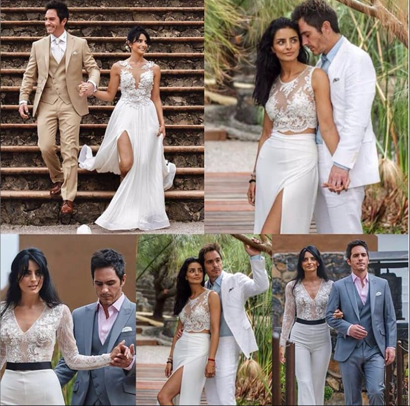 El 28 de mayo de 2016, Aislinn Derbez y Mauricio Ochmann se juraron amor eterno en Tepoztlán. La actriz usó tres diseños diferentes que destacaron su cuidada figura, además que contar con 140 invitados, entre ellos su famosa familia, con quien protagonizó el reality show ‘De viaje con los Derbez’.