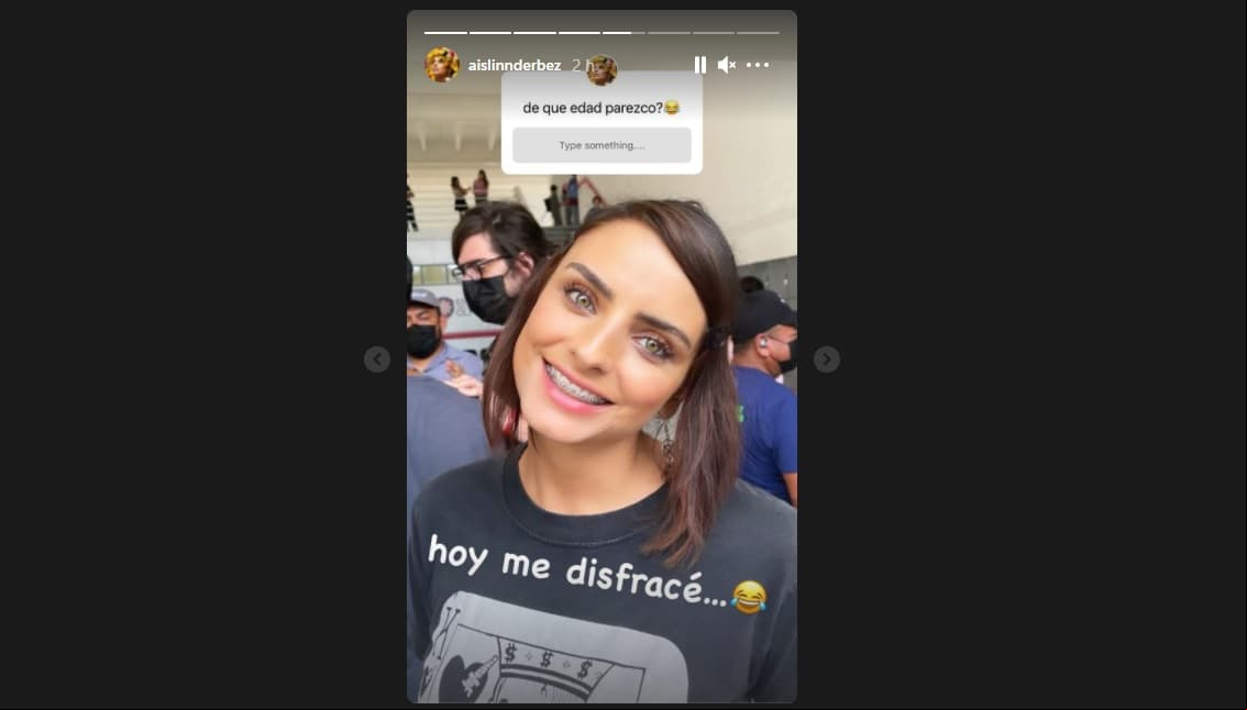 Aislinn Derbez se dejo ver con un radical cambio de look.