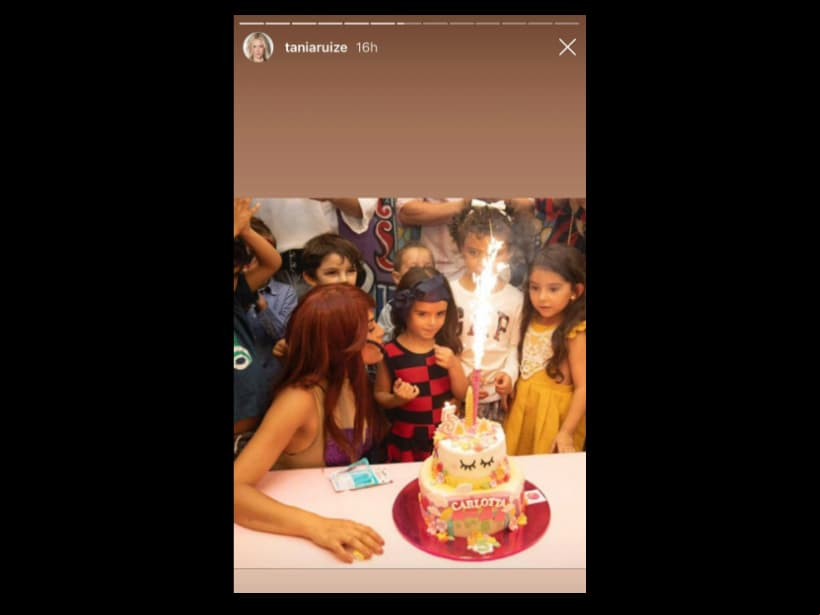 Carlotta es fruto de la relación que Tania Ruiz mantuvo con Bobby Domínguez, quienes se separaron en diciembre de 2018.