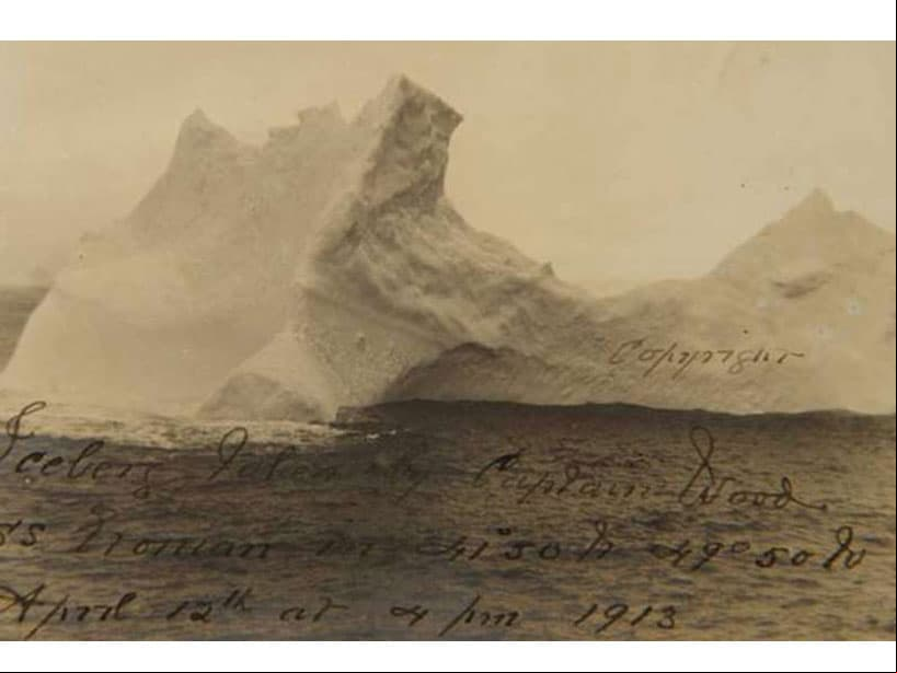 El iceberg que hundió al Titanic
