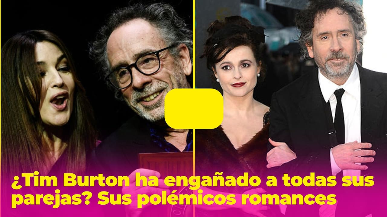 ¿Tim Burton ha engañado a todas sus parejas? Su romance con Helena Bonham Carter, Monica Bellucci y más