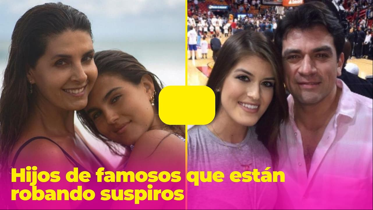 Jóvenes hijos de famosos que están robando suspiros: de Mayrín Villanueva a William Levy