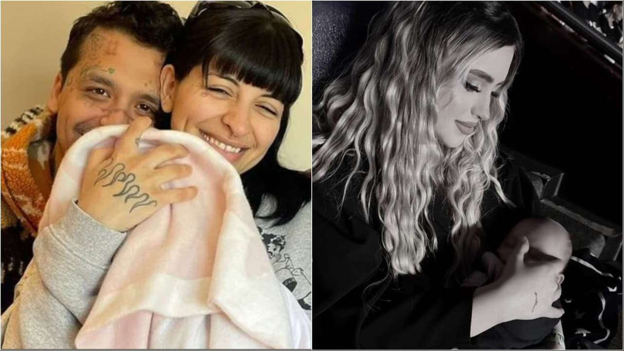 La esperada foto del encuentro entre la bebé de Christian Nodal y el de su hermana