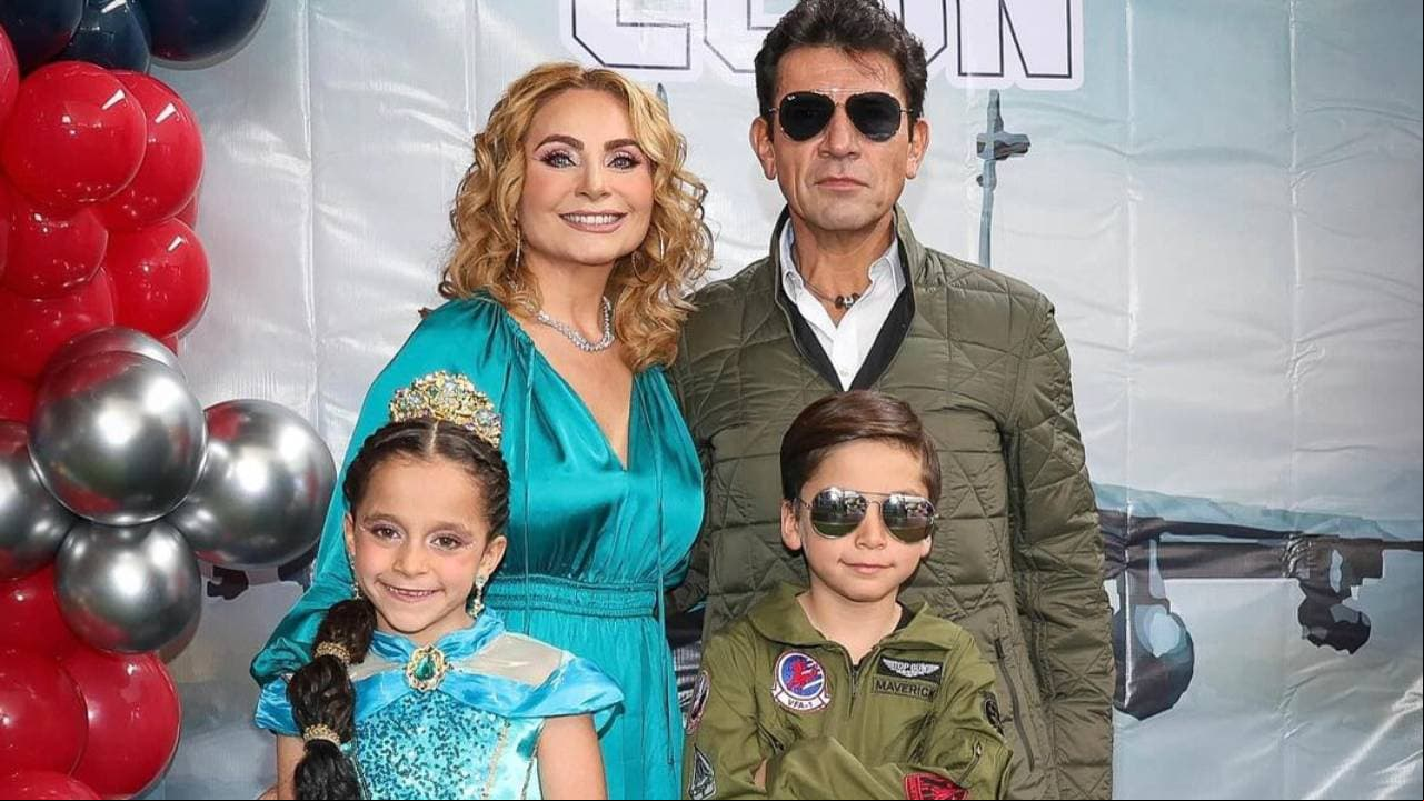 Al estilo 'Top Gun': así fue la fiesta de los hijos de Elizabeth Álvarez y Jorge Salinas