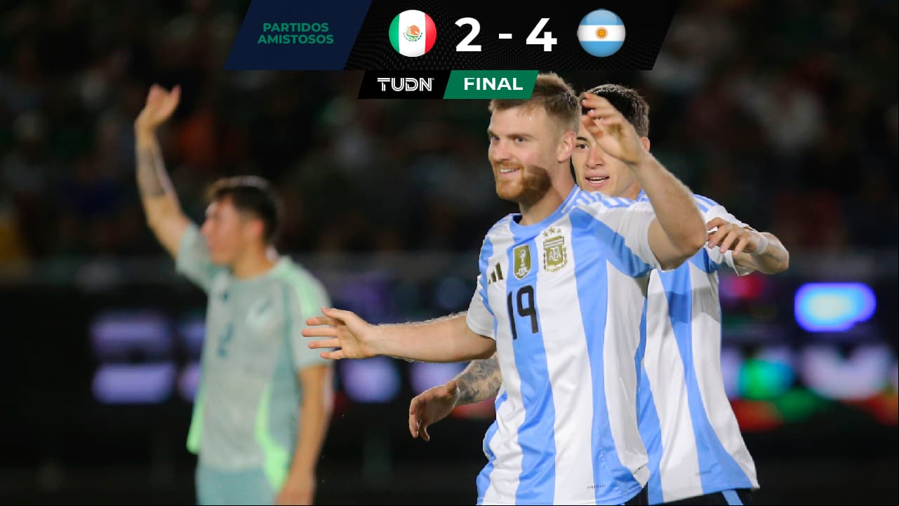 La Selección Mexicana Sub-23 pierde ante Argentina en duelo amistoso