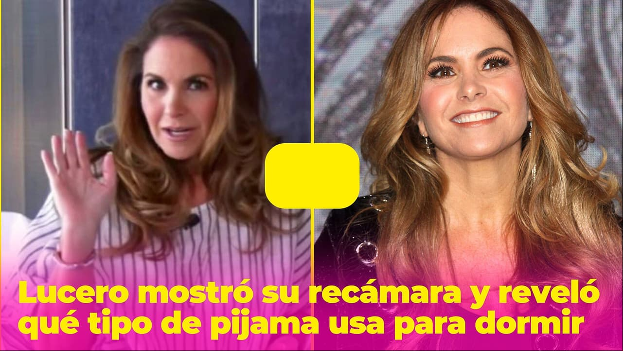 Lucero mostró parte de la intimidad de su recámara y confesó qué tipo de pijama usa para dormir