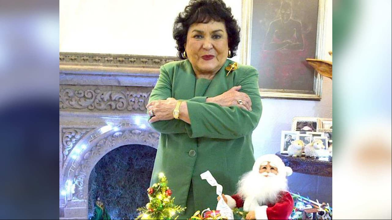 Así pasó Carmelita Salinas su última Navidad y mostró su impresionante nacimiento