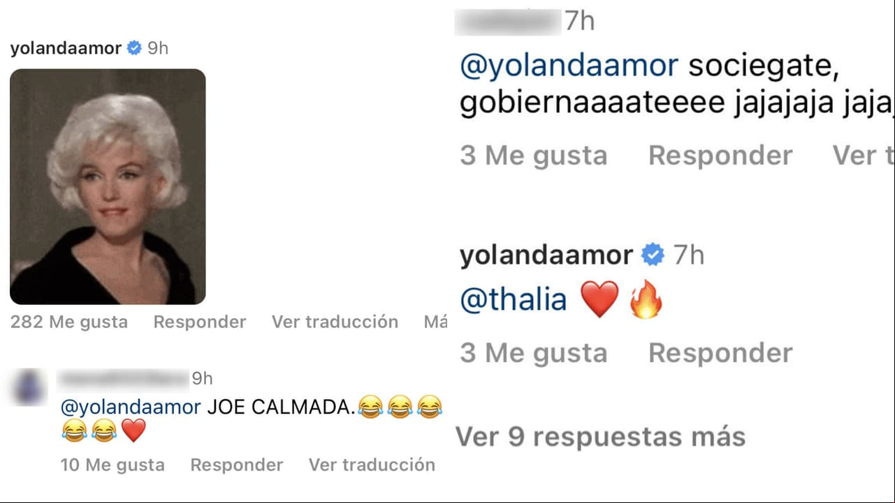 Estas fueron las primeras reacciones de Yolanda Andrade ante la foto de Thalía en bikini.
