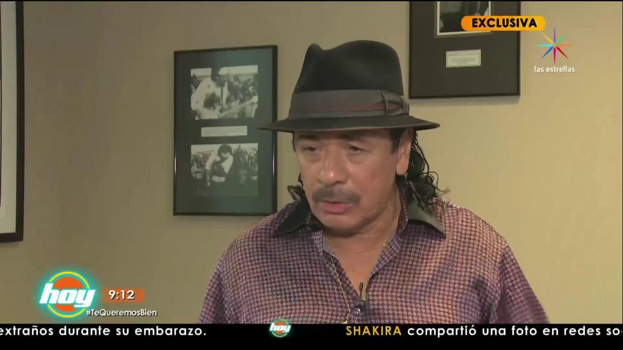¡Carlos Santana reaparece en exclusiva para Hoy!