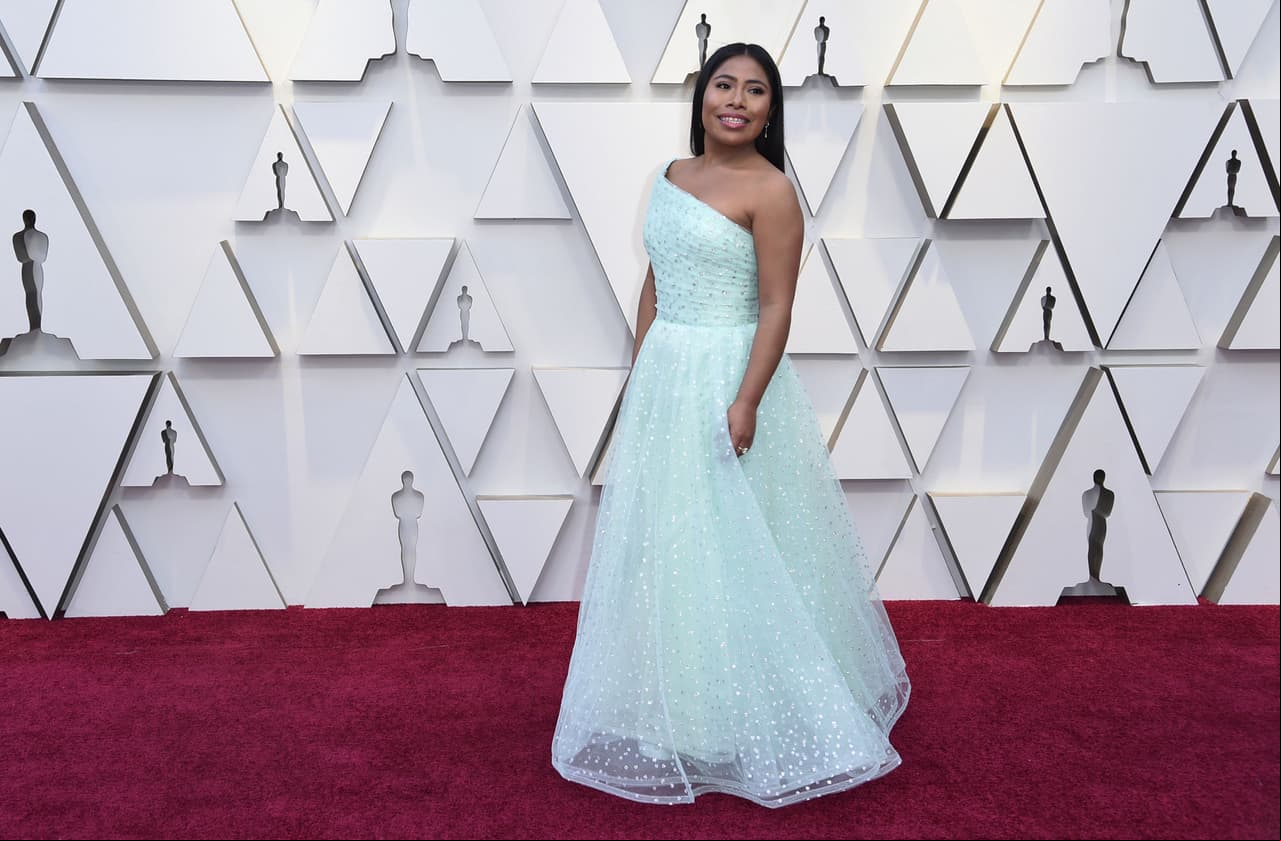 Yalitza Aparicio ganó fama mundial tras participar en la película ‘Roma’, incluso fue nominada como ‘Mejor Actriz’ en los Premios Oscar 2019.