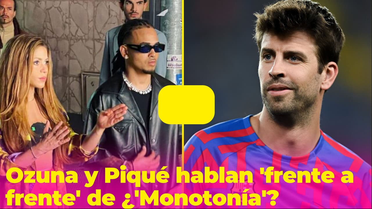 Tras lanzar éxito con Shakira, Ozuna habla ‘frente a frente’ con Piqué