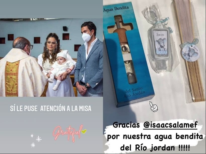 Lucca celebró sus primeros cinco meses de vida con su bautizo.
