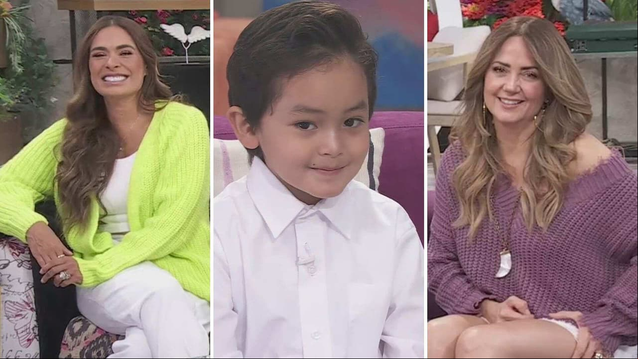 Benja conquista con su ternura a Galilea Montijo y Andrea Legarreta