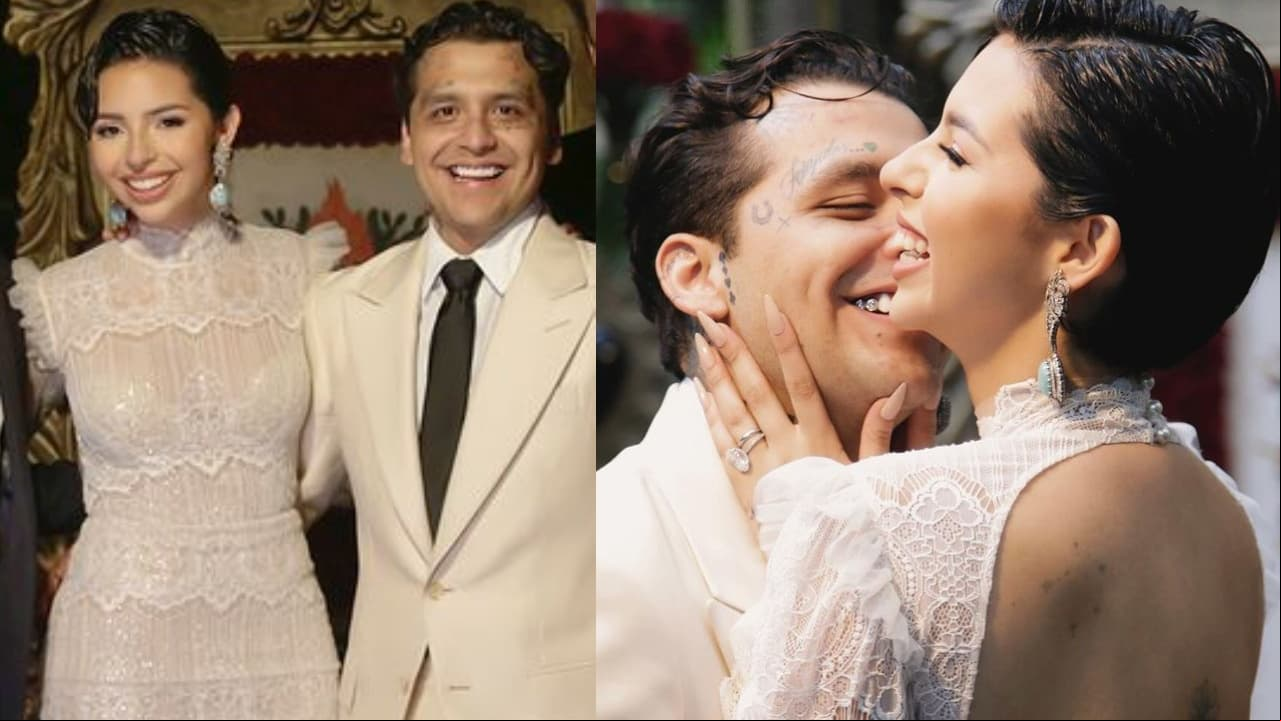 Nodal y Ángela Aguilar disfrutan de lujosa luna de miel: así se ven los recién casados en video 