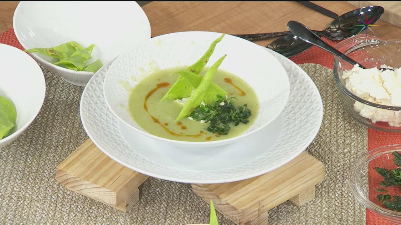 RECETA: Sopa de papa con cilantro