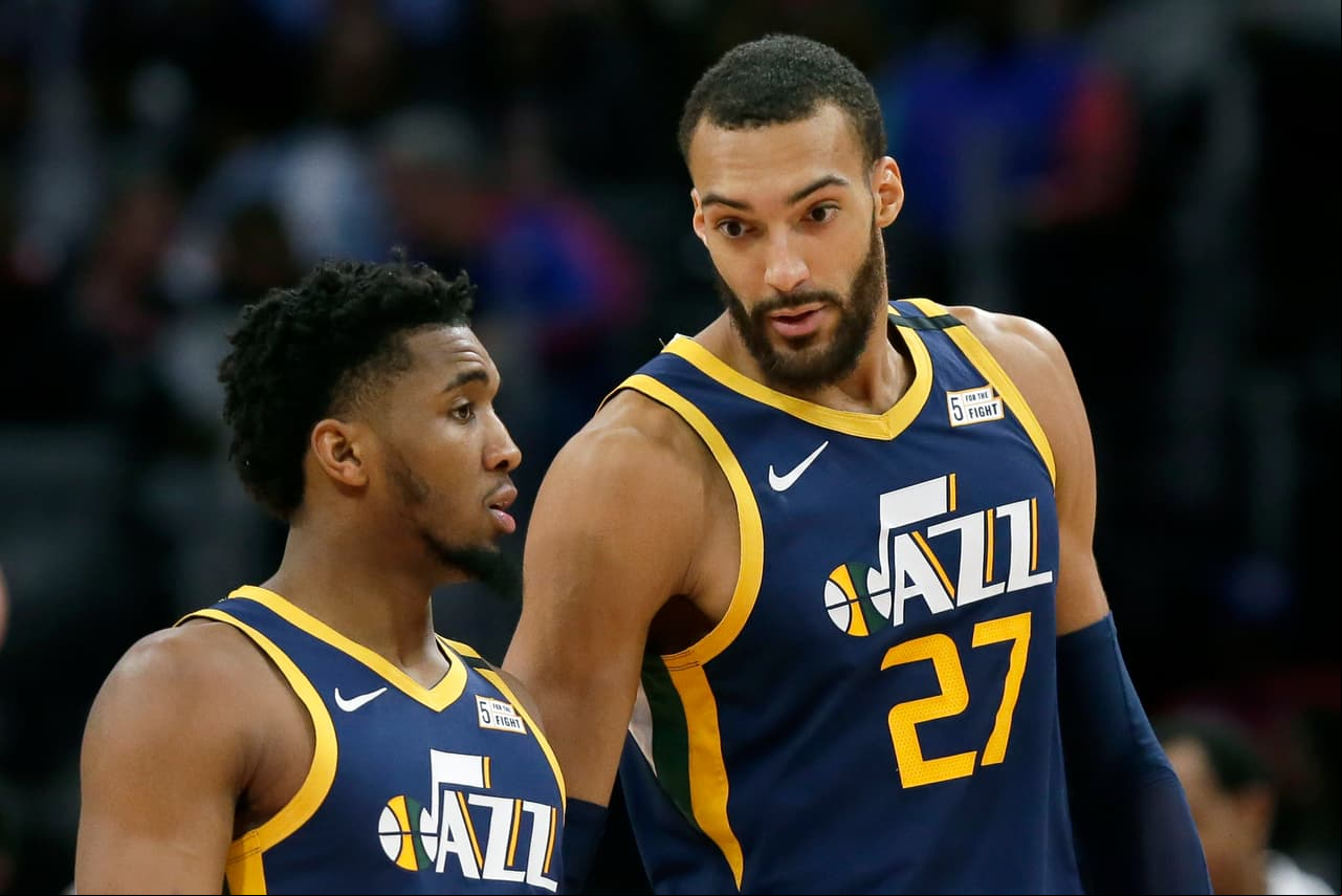Reporte: relación entre Rudy Gobert y Donovan Mitchel "insalvable"