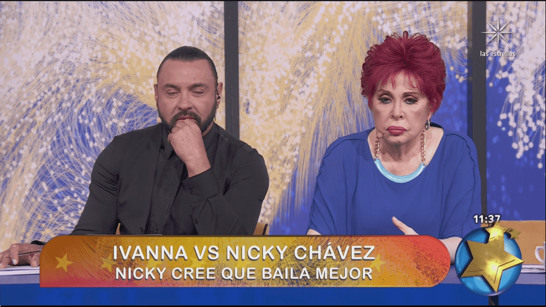 Latin Lover y Ema Pulido en 'Las Estrellas bailan en Hoy'