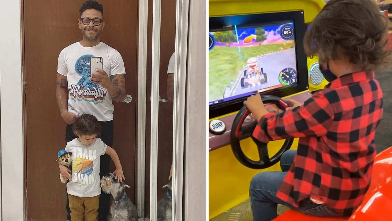 Kalimba presume, como pocas veces, cuánto ha crecido su hijo Mikha