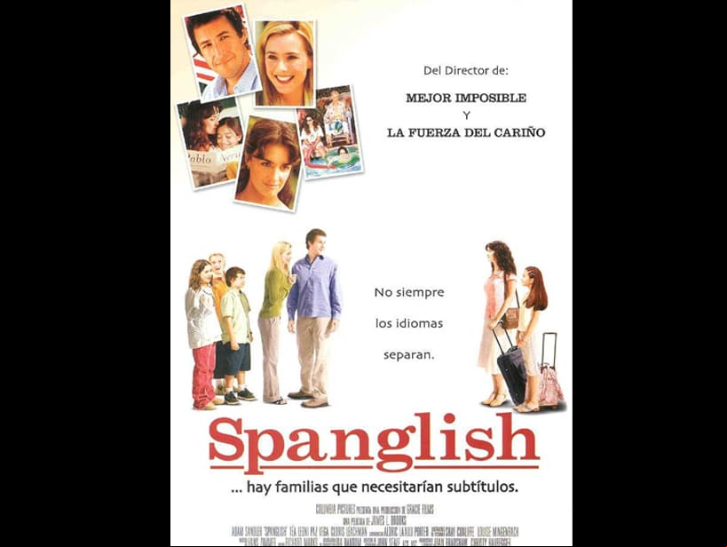 Tras participar en exitoso proyectos, la intérprete española aceptó un nuevo reto en su carrera en Hollywood, protagonizando ‘Spanglish’ (2004) junto a Adam Sandler, narrando la historia de una mujer y su hija que emigran de México a Estados Unidos para tener una mejor calidad de viva, donde comienza a trabajar para la familia Clasky.
