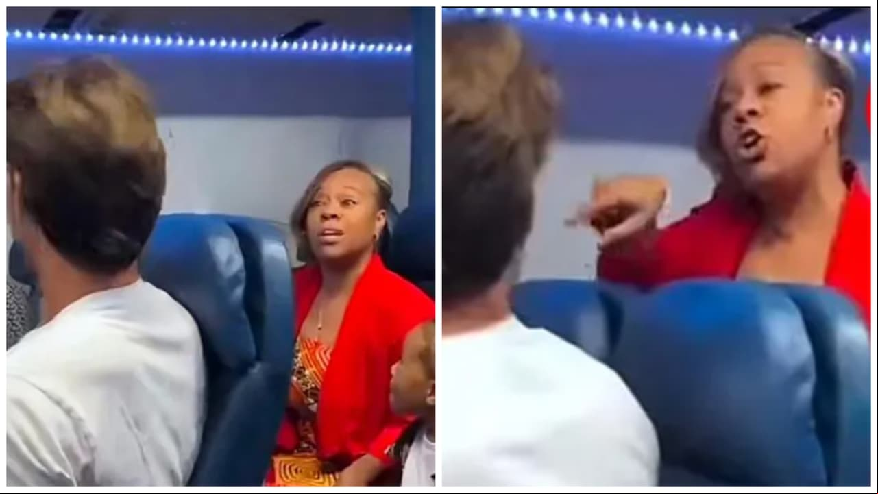 Mujer explota contra pasajeros que se quejaron del comportamiento de su hijo en un avión