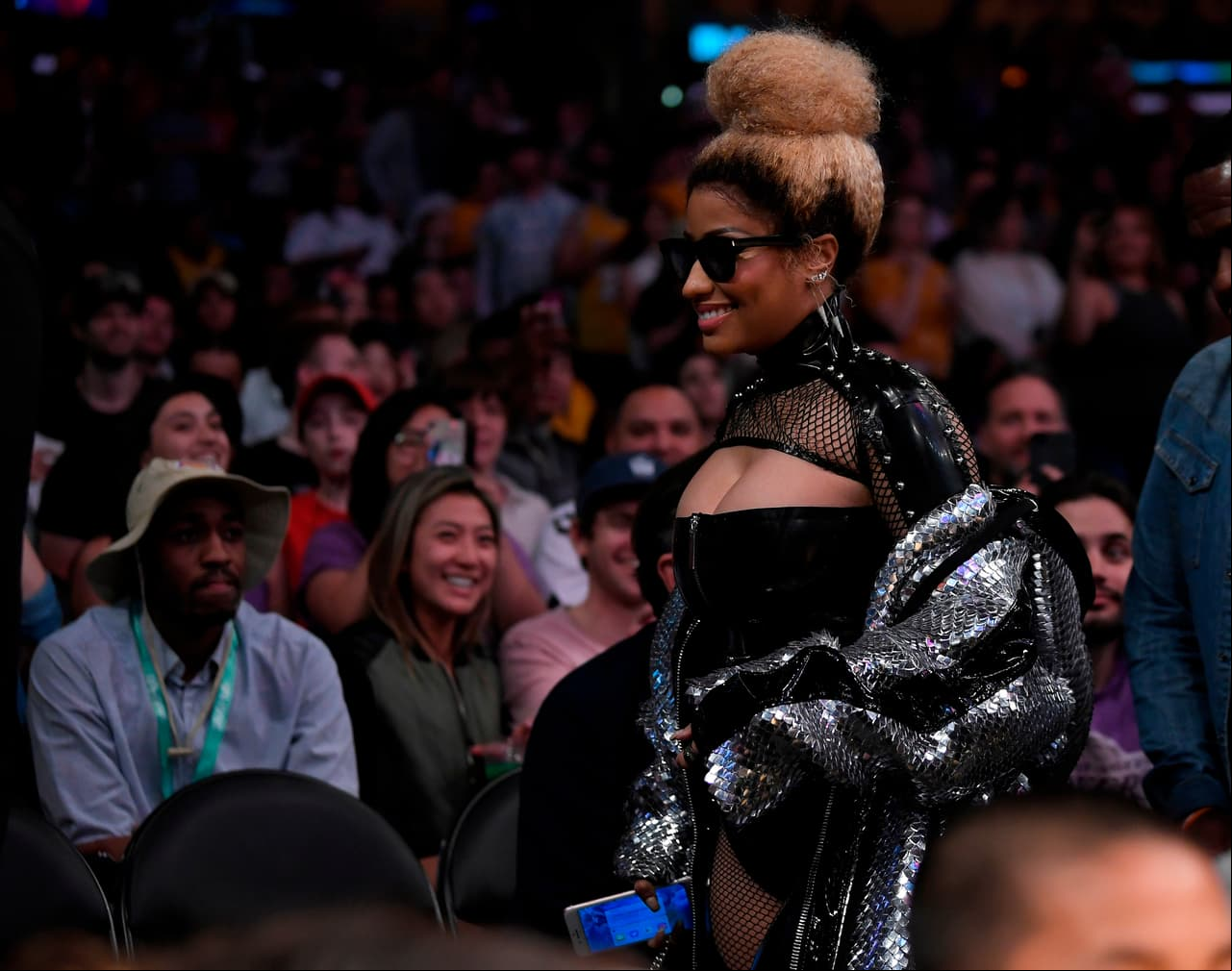 Nicki Minaj acudió al Staples Center y dos días después estrenó su single 'Chun-Li'