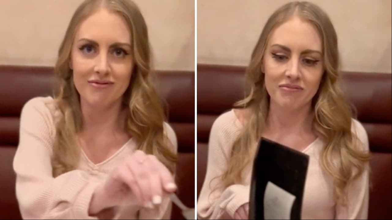 Mujer reacciona “asqueada” ante petición de su cita de pagar la cuenta.
<br>
