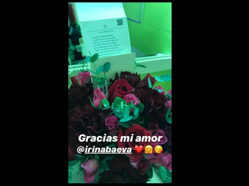 Gabriel Soto presume regalo de Irina Baeva tras exitoso estreno de ‘Soltero con hijas’