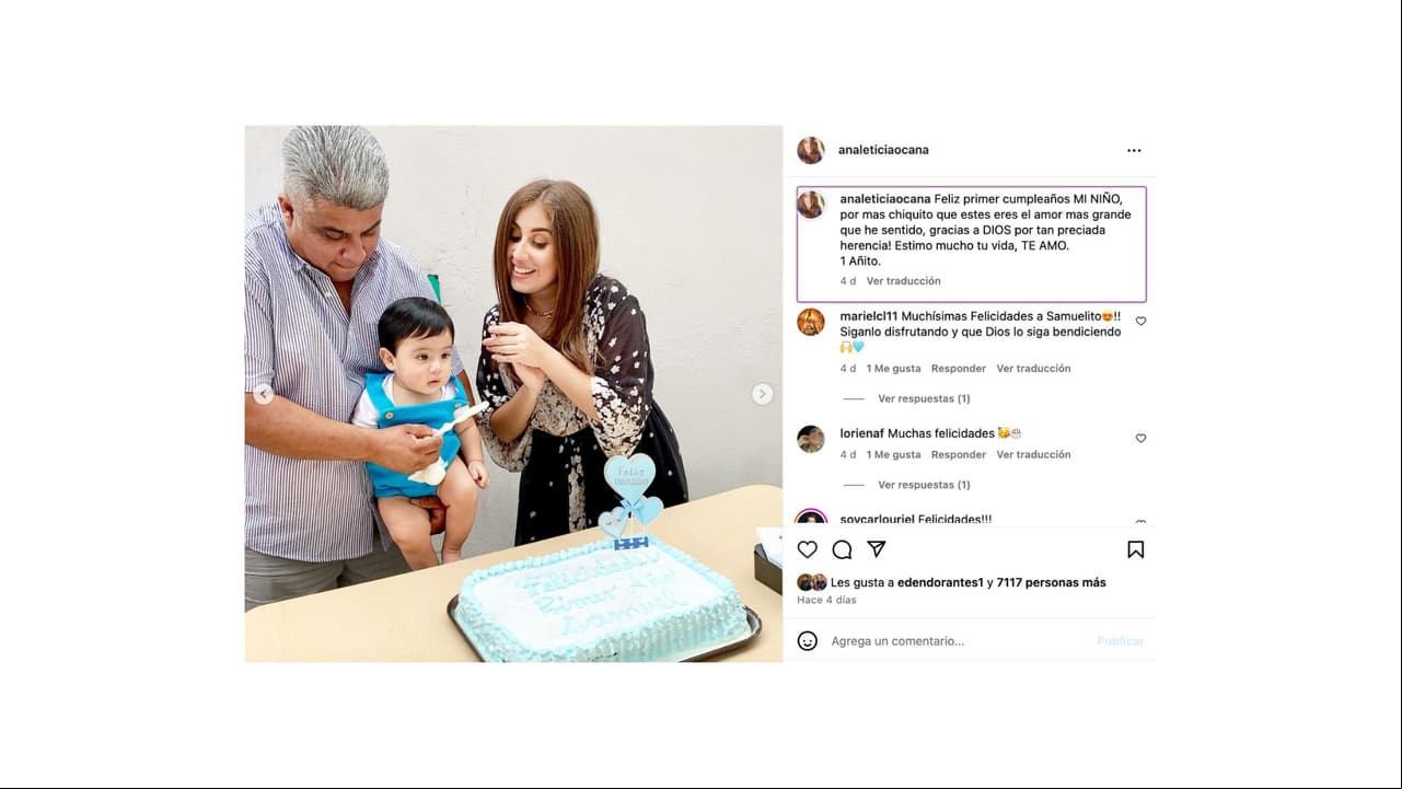 Samuel llegó a la vida de Ana Leticia poco después de la muerte de Octavio Ocaña.